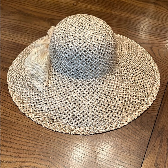 Tina Too Accessories - Cream‎ Wide-Brimmed Woven Hat